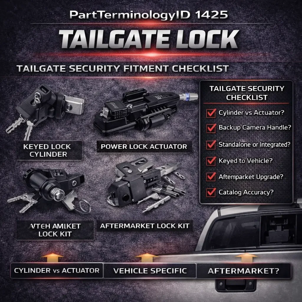 PartTerminologyID 1425 Tailgate Lock