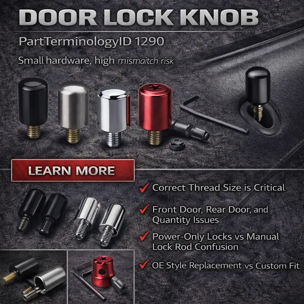 PartTerminologyID 1290 Door Lock Knob