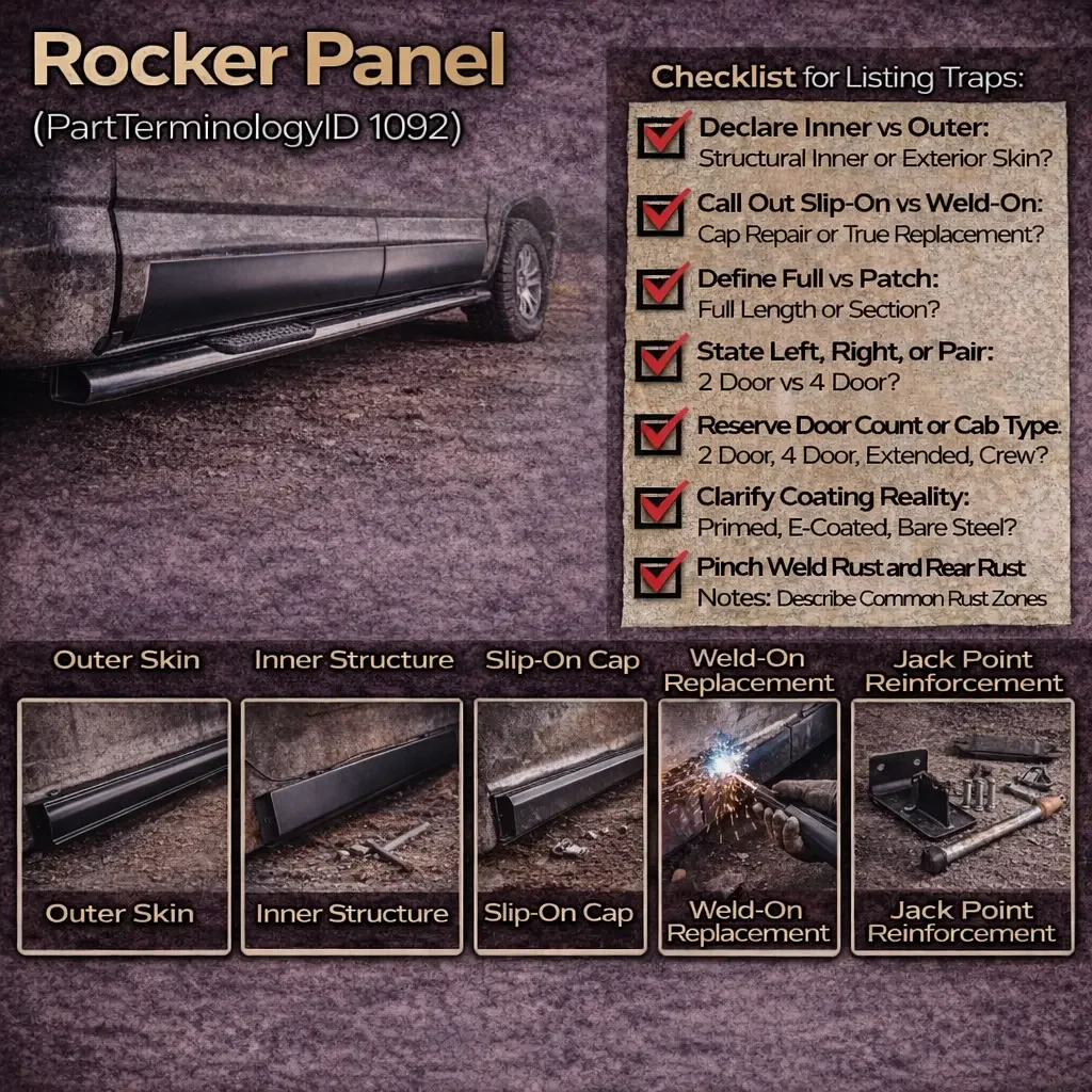 PartTerminologyID 1092 Rocker Panel