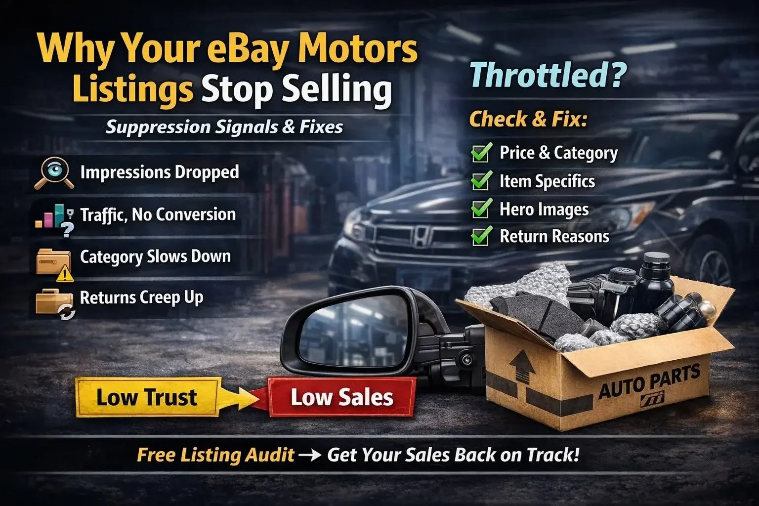 Why Your eBay Motors Listings Stop Selling