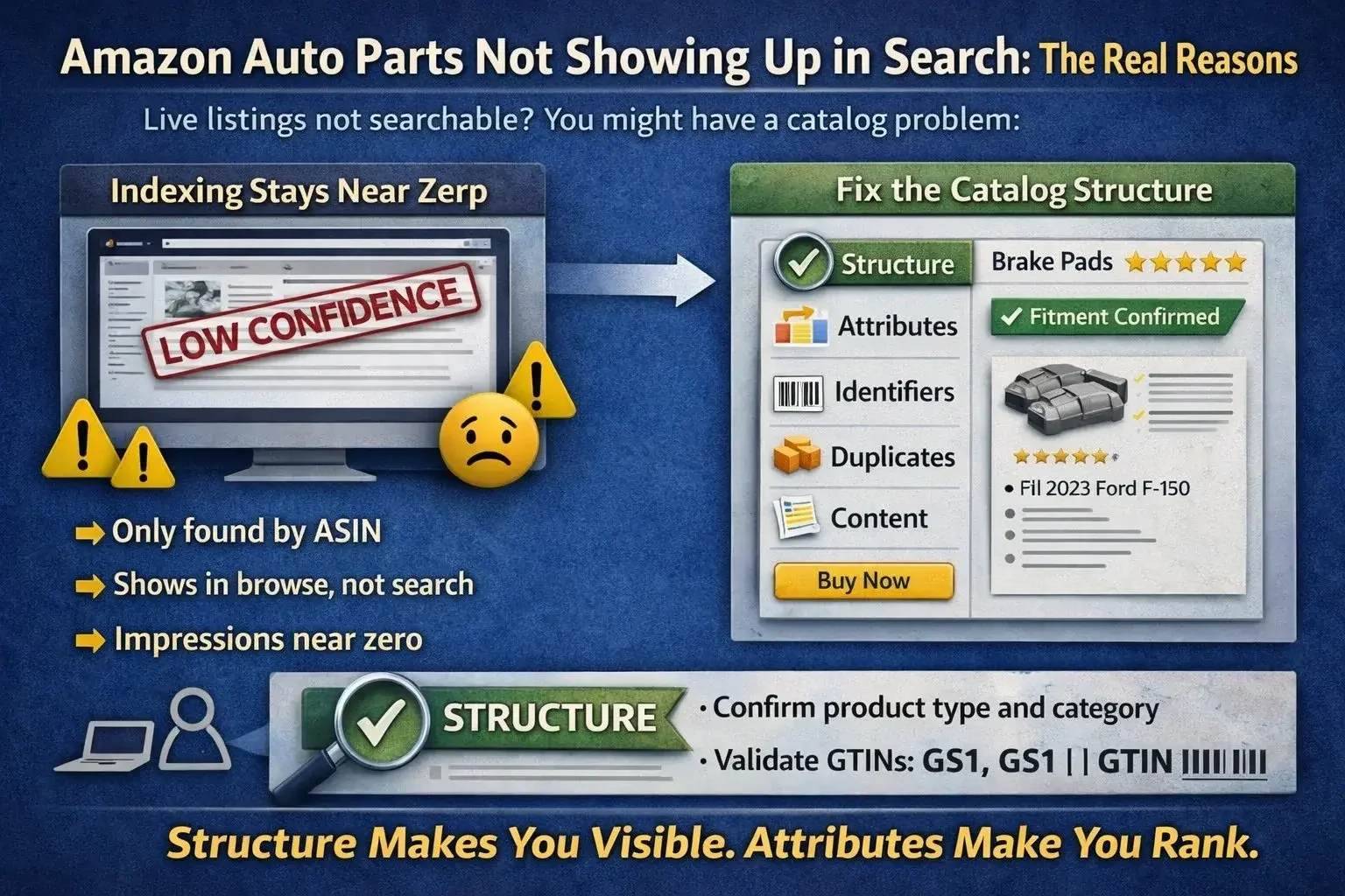 Amazon Auto Parts Not Showing