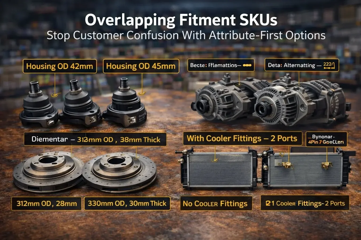 Overlapping Fitment SKUs