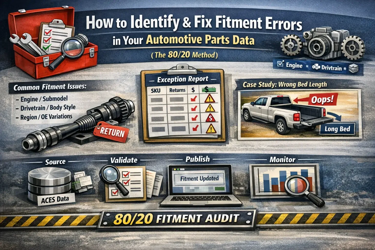 How can I identify and fix fitment errors