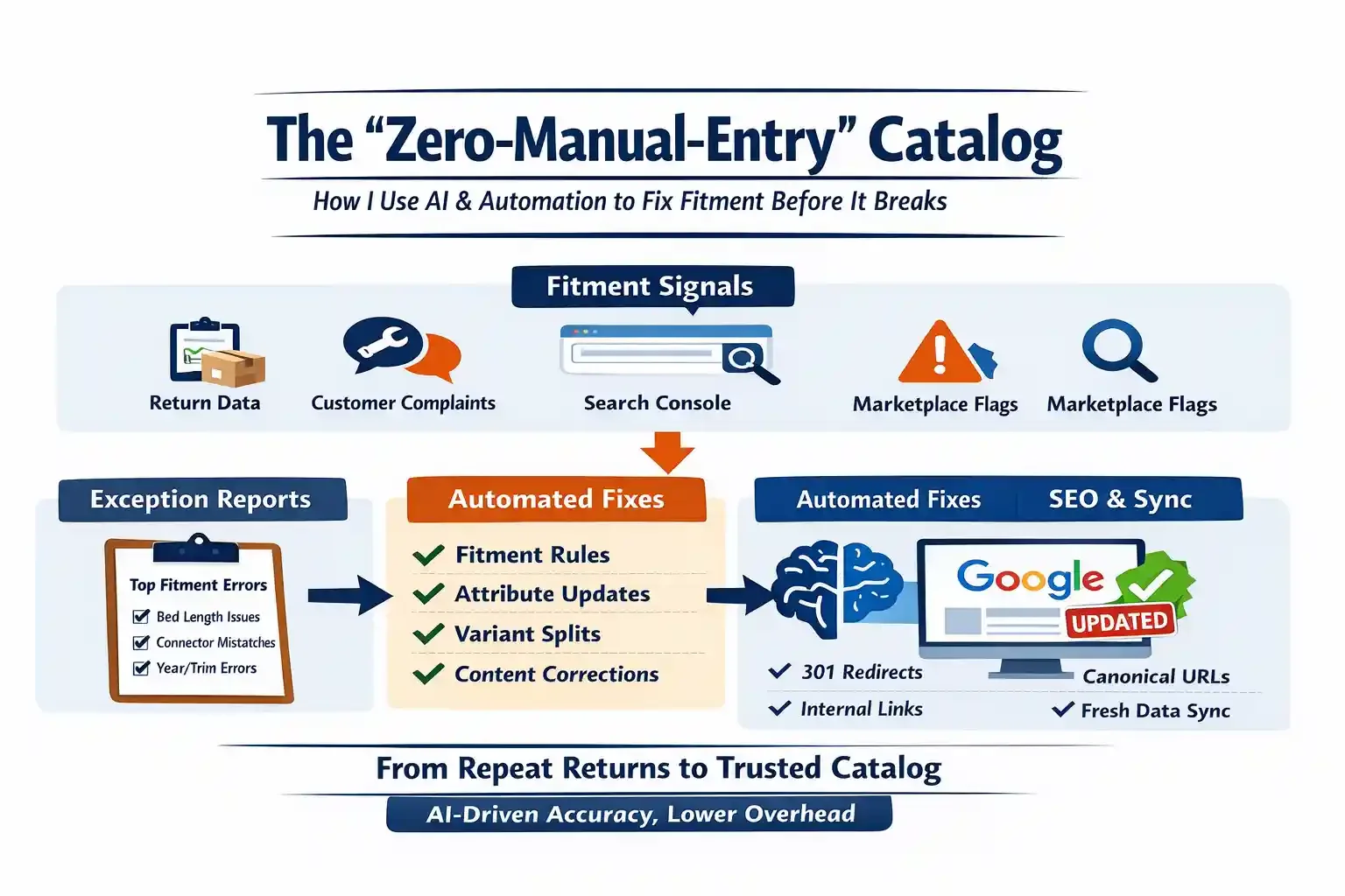 The “Zero-Manual-Entry” Catalog, AI + Automation