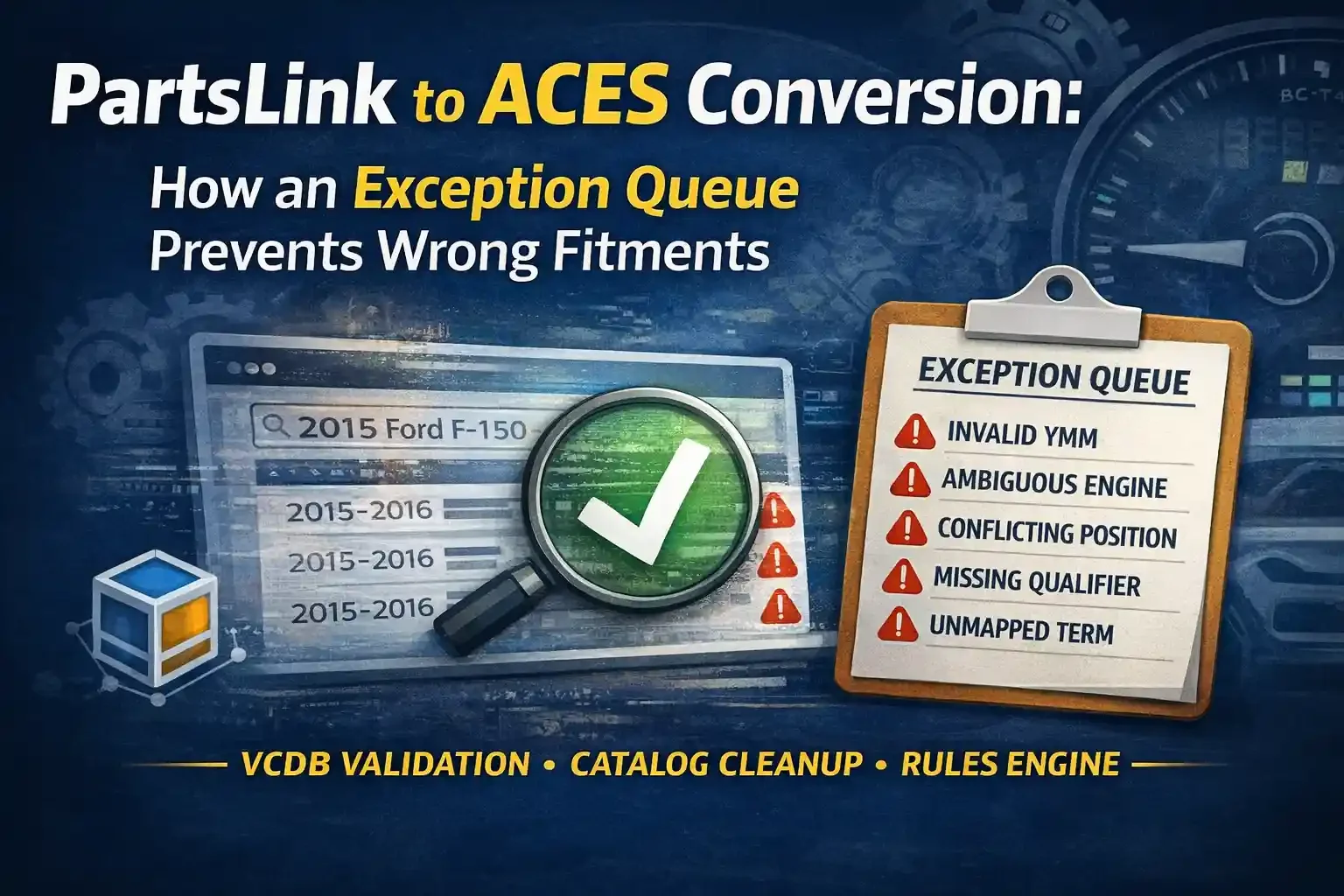 PartsLink to ACES Conversion: 