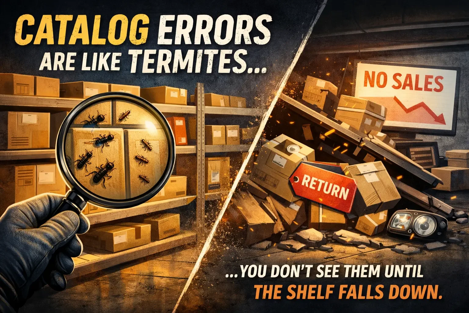 Catalog Errors Are Like Termites