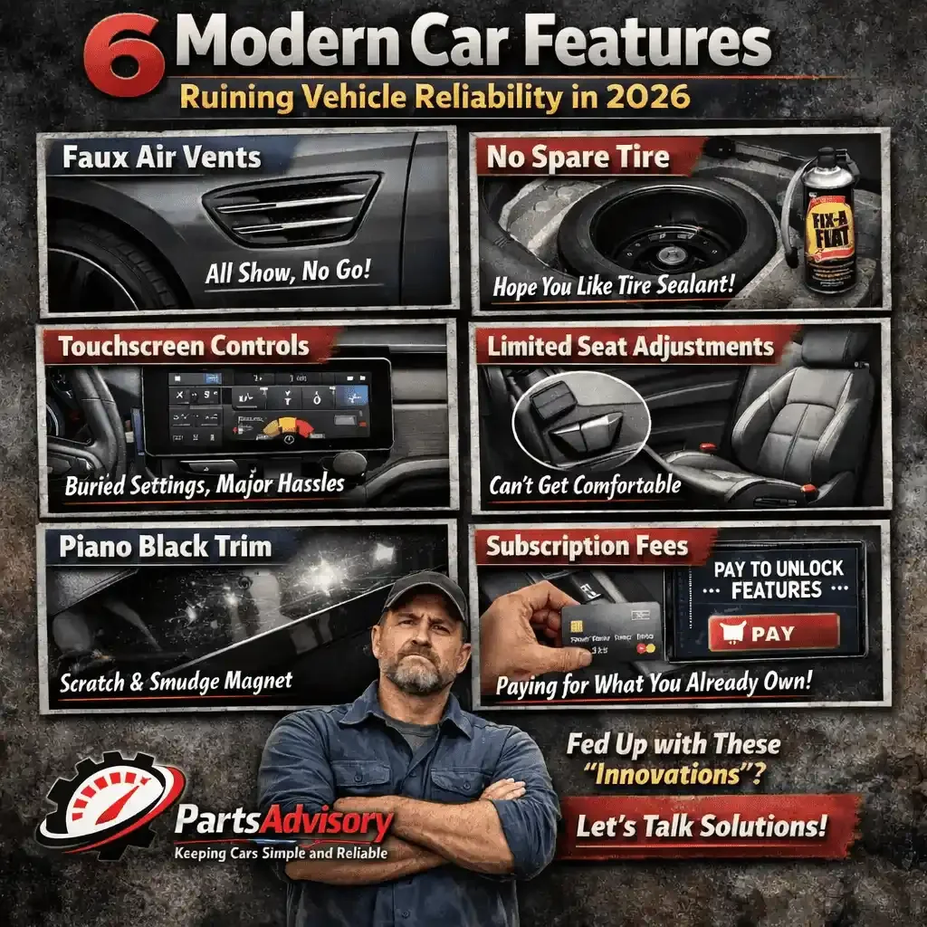 6 Modern Car Features Ruining Vehicle Reliability in 2026