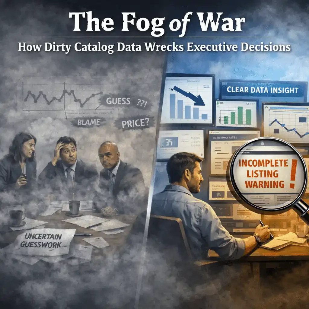 The Fog of War: How Dirty Catalog Data Wrecks Executive Decisions