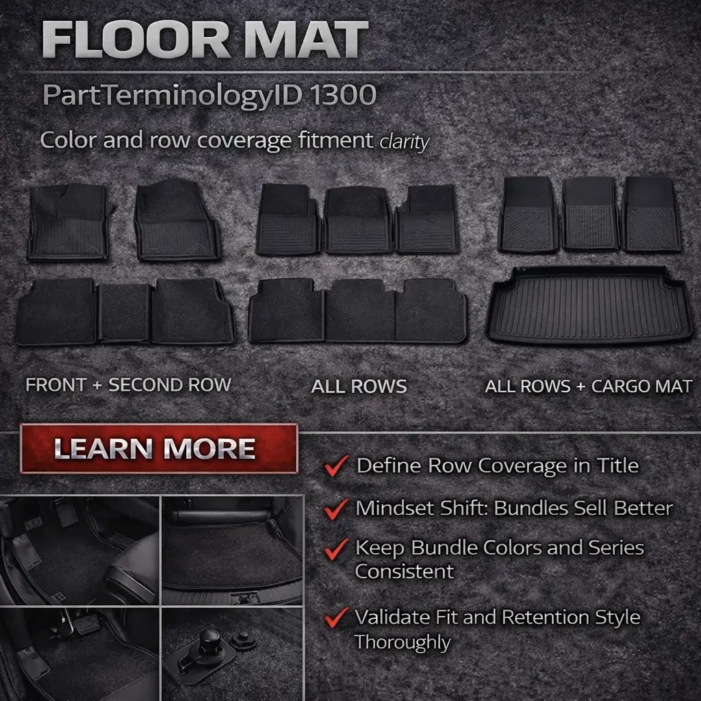 Floor Mat (PartTerminologyID 1300): Fitment, Row Bundles, and Catalog Discipline