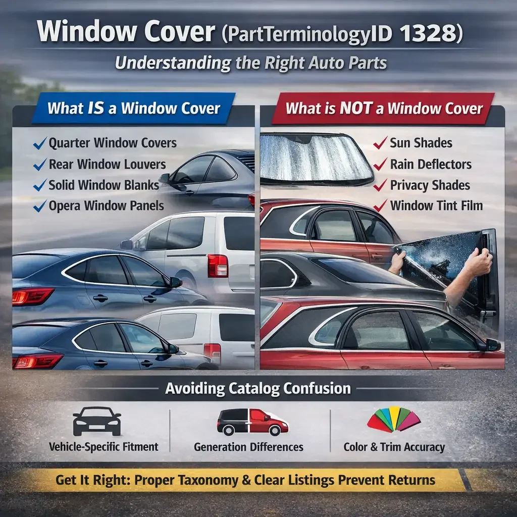 Window Cover (PartTerminologyID 1328): A Small Category With Big Naming Problems