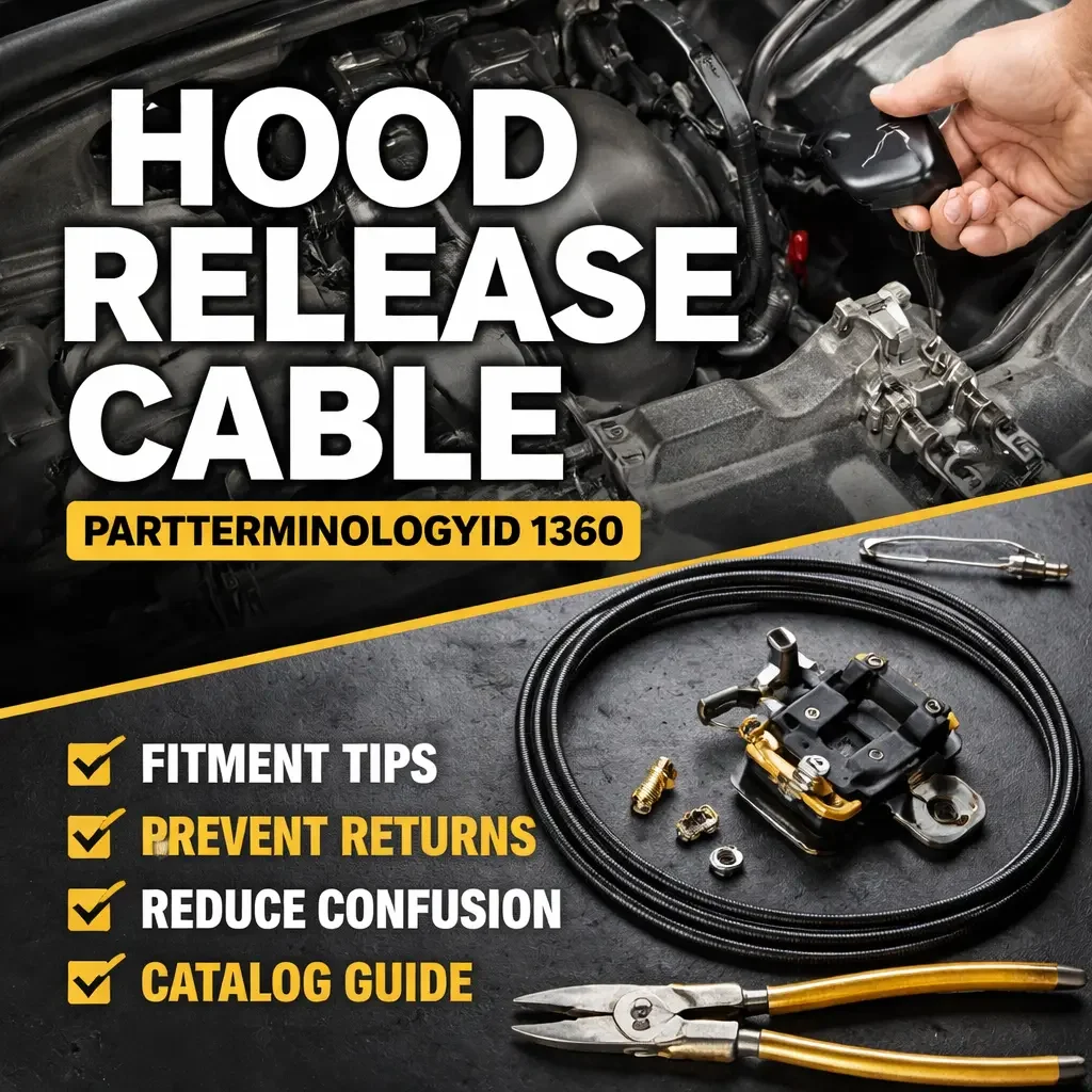 Hood Release Cable (PartTerminologyID 1360): The Cable You Pull a Thousand Times and Never Think About Until It Snaps