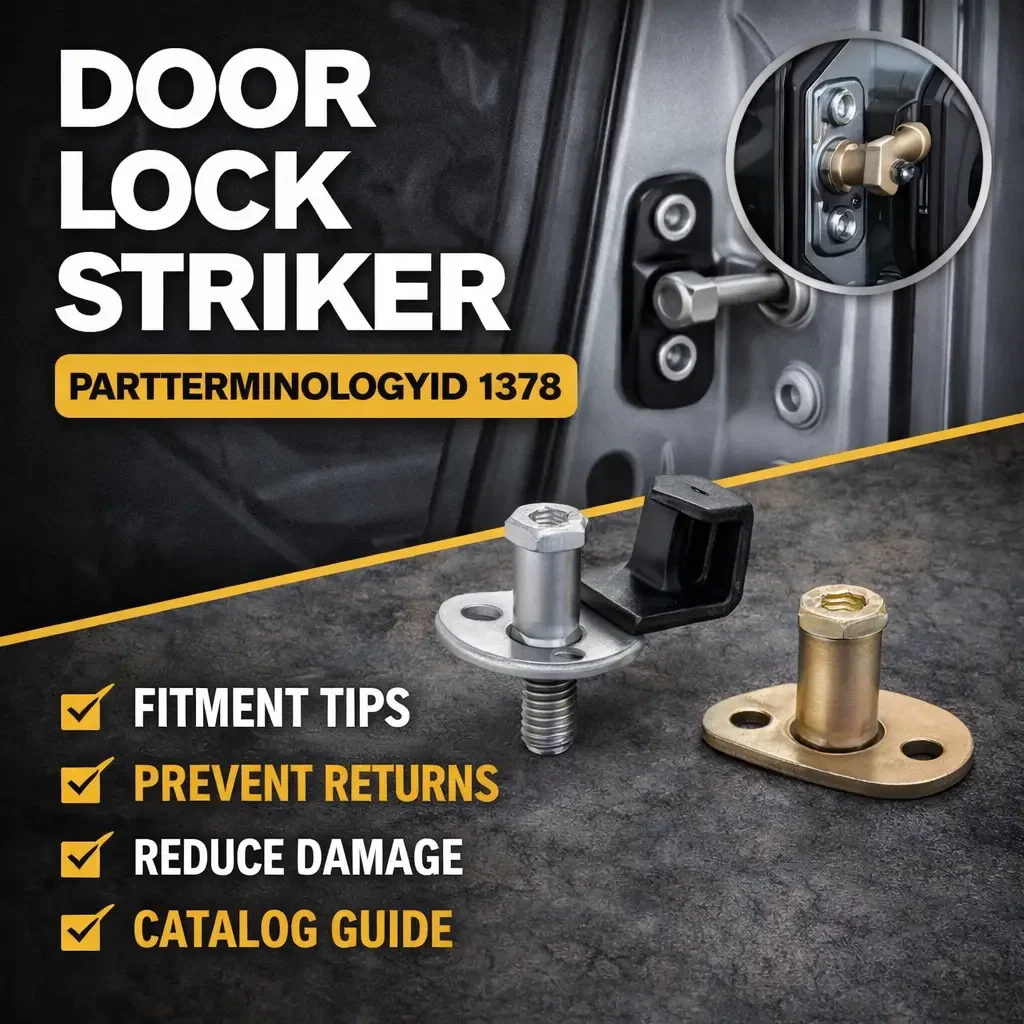 Door Lock Striker (PartTerminologyID 1378): The Small Part on the Body That the Entire Door Latches To