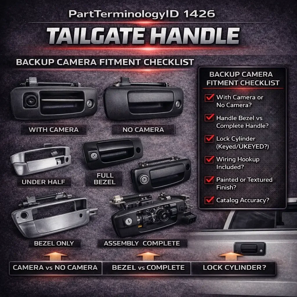 Tailgate Handle (PartTerminologyID 1426): The Most Touched Part on the Back of Every Truck, and the One Where Backup Cameras Changed Everything