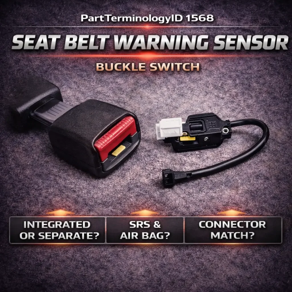 Seat Belt Warning Sensor (PartTerminologyID 1568): The Switch in the Buckle That Triggers the Chime