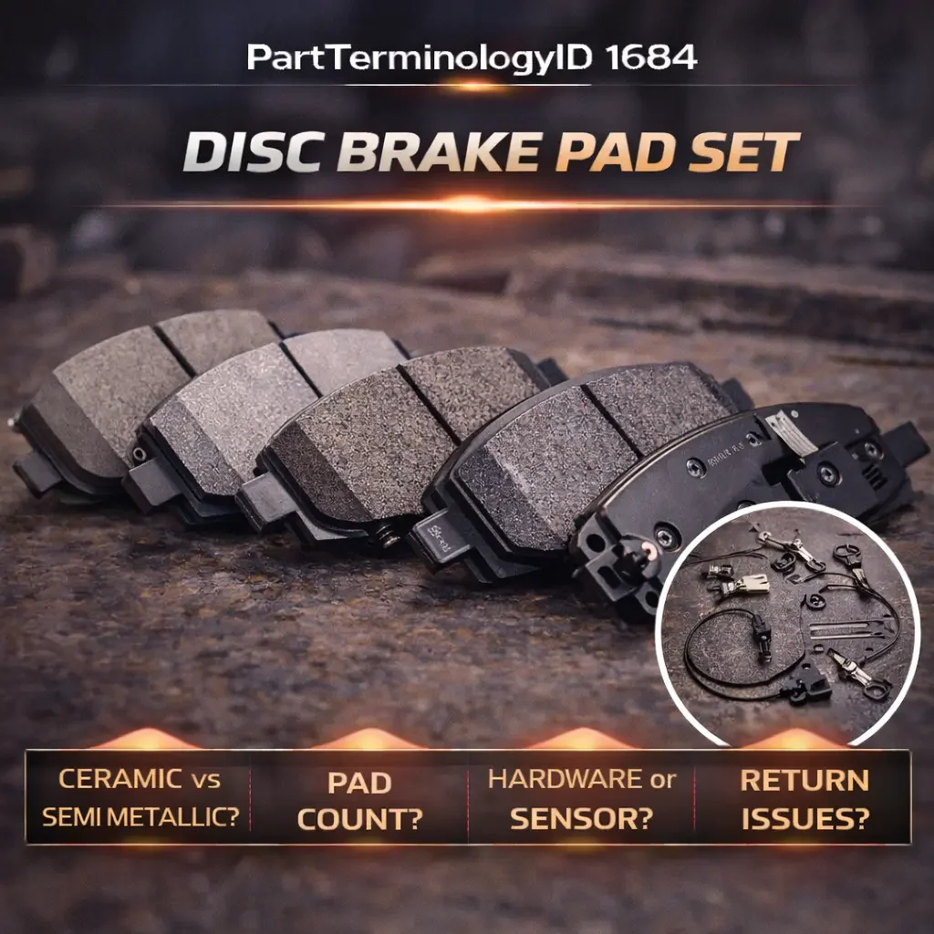 Disc Brake Pad Set (PartTerminologyID 1684): The Highest-Volume Brake Component in the Aftermarket