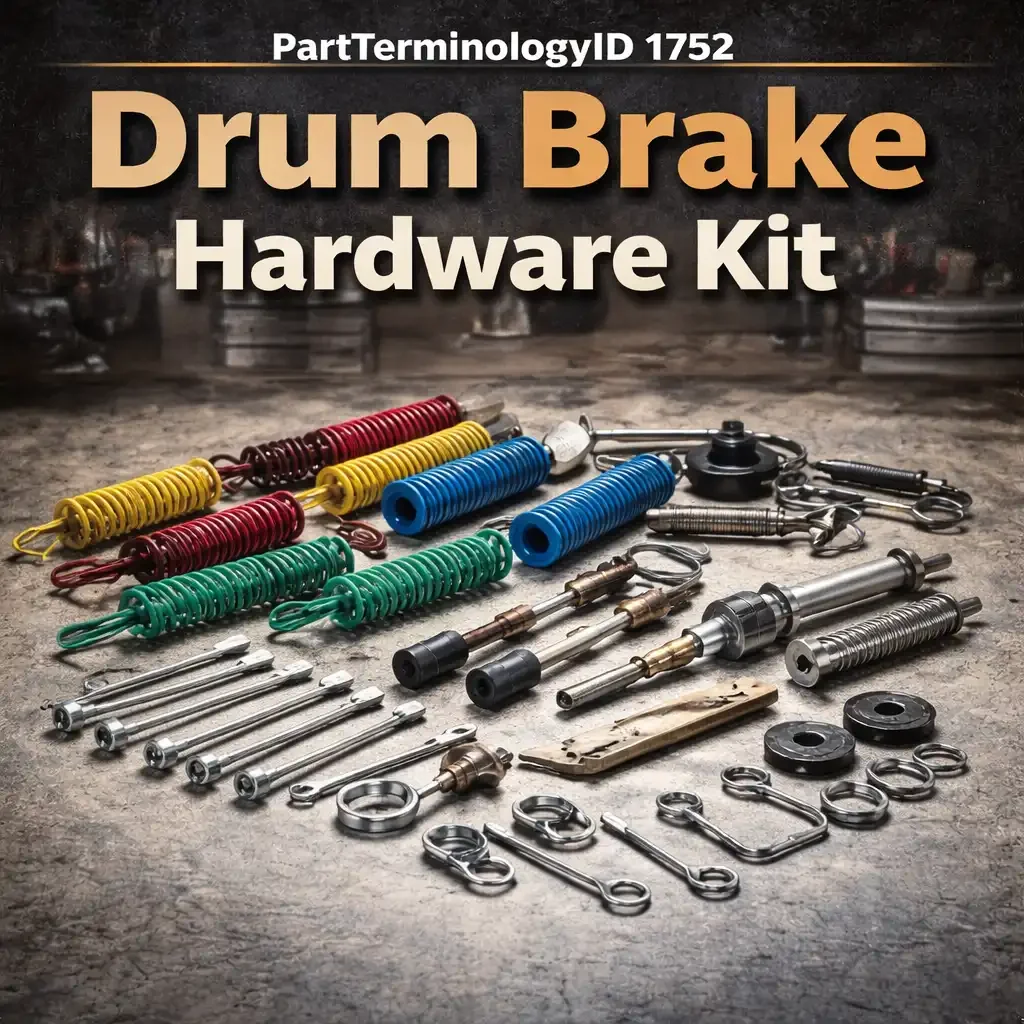 Drum Brake Hardware Kit (PartTerminologyID 1752): The Small Parts That Decide Whether a Brake Job Lasts or Comes Back in 30 Days