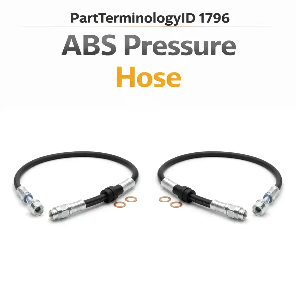 ABS Pressure Hose (PartTerminologyID 1796): The High-Pressure Link Between Pump and Modulator That Nobody Lists Correctly