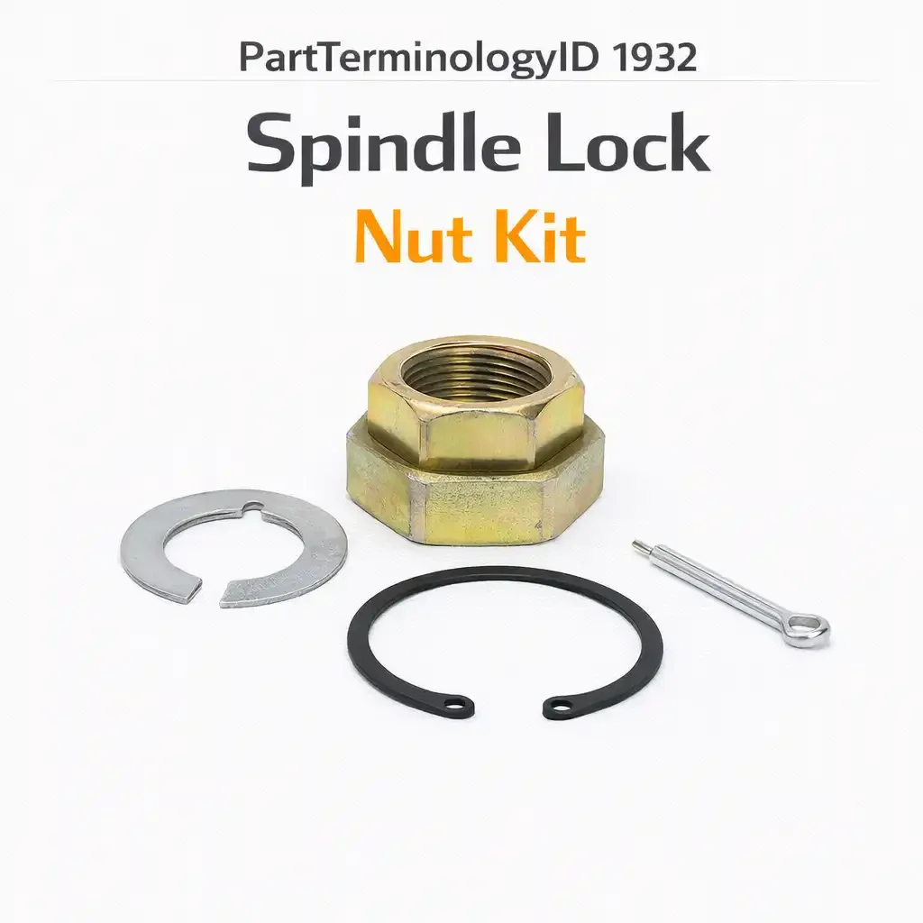 Spindle Lock Nut Kit (PartTerminologyID 1932): The Torque-Critical Hardware That Holds Your Wheel Bearing in Place