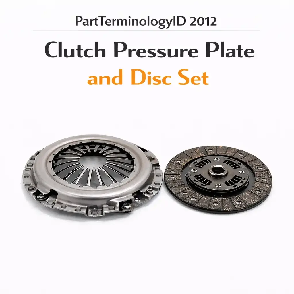 Clutch Pressure Plate and Disc Set (PartTerminologyID 2012): The Matched Pair That Must Satisfy Two Different Interfaces on Two Different Components