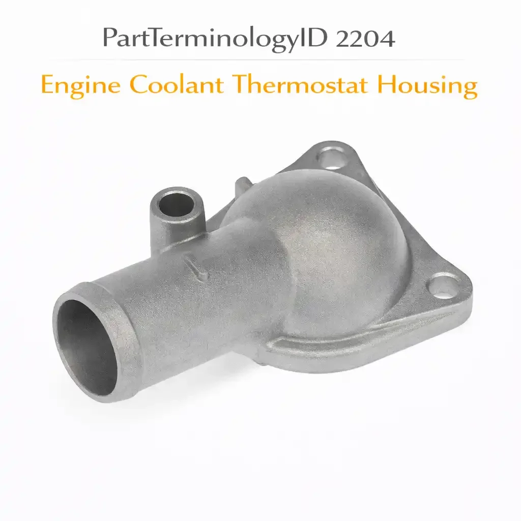 Engine Coolant Thermostat Housing (PartTerminologyID 2204): The Casting Where Material, Port Count, and Sensor Boss Configuration All Determine Whether the Replacement Completes the Repair