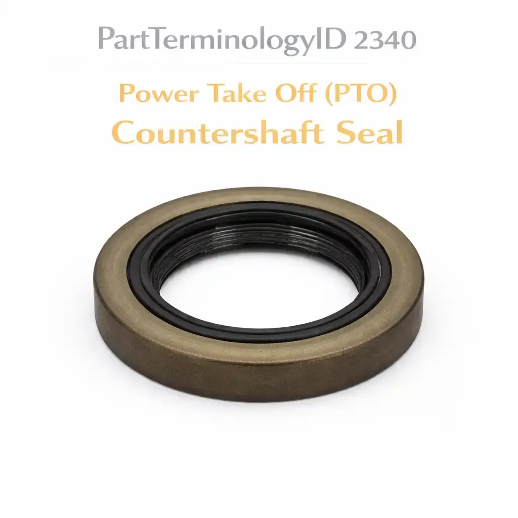 Power Take Off (PTO) Countershaft Seal (PartTerminologyID 2340): Where PTO Designation, Shaft Diameter, and Lip Material Determine Whether the Housing Stays Dry