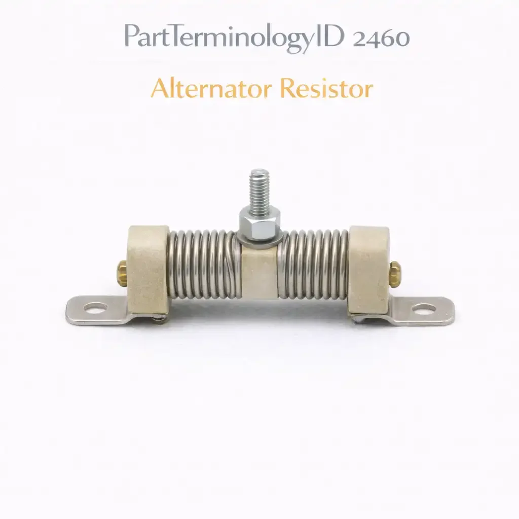 Alternator Resistor (PartTerminologyID 2460): Why Resistance Value and Circuit Position Determine Excitation Function