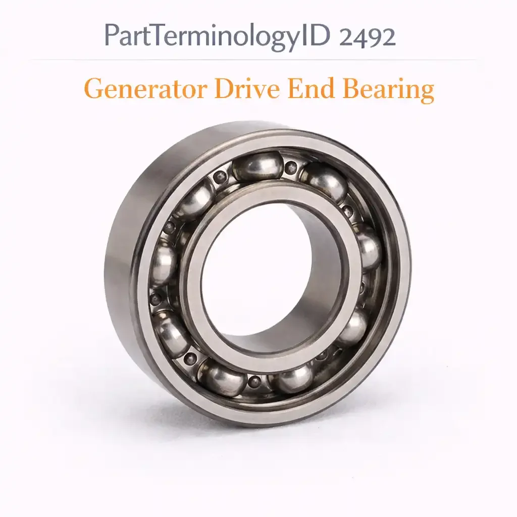 Generator Drive End Bearing (PartTerminologyID 2492): Why Belt Load Rating and Bore Fit Determine Drive End Survival