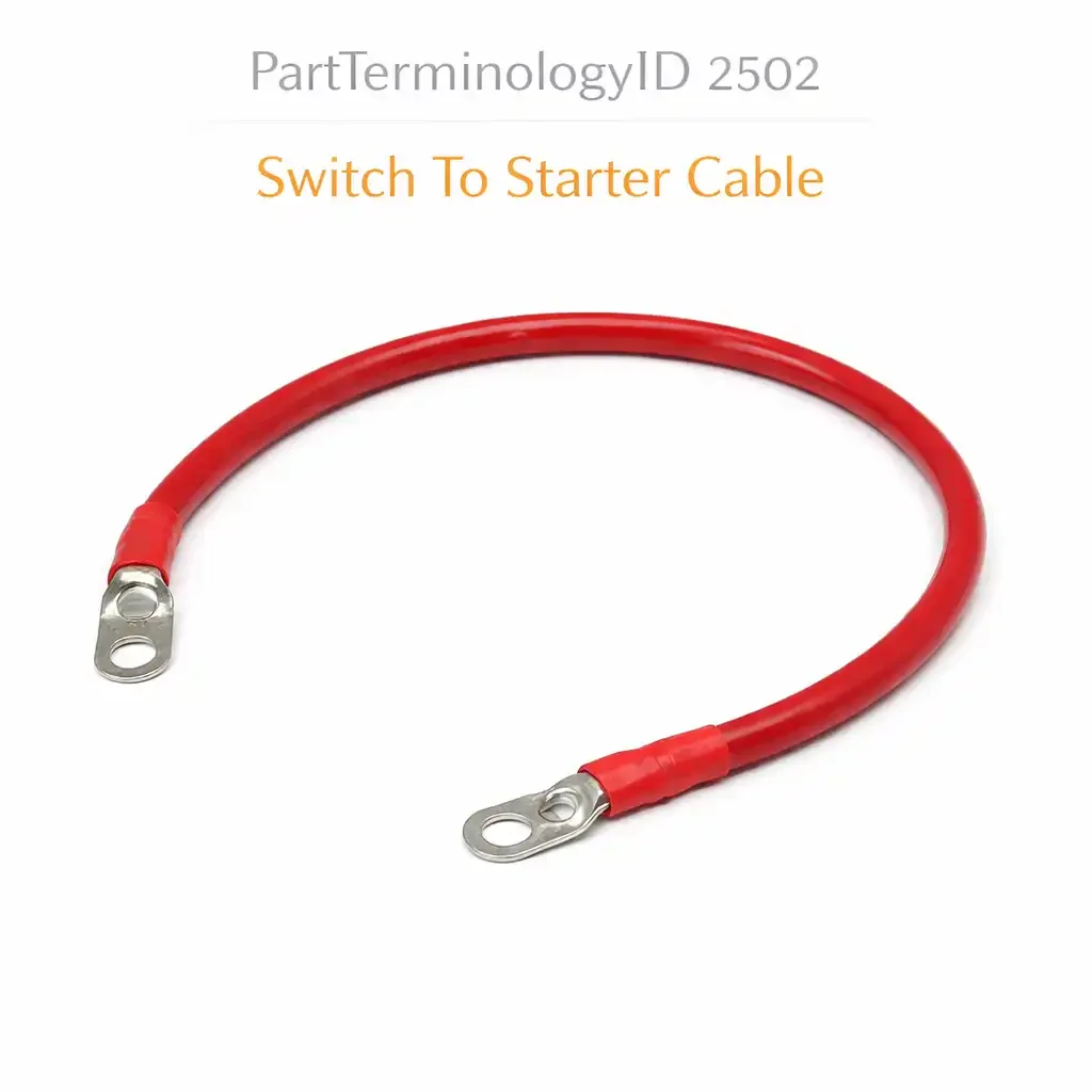 Switch To Starter Cable (PartTerminologyID 2502): Why Control Circuit Gauge, Switch Terminal Type, and Length Prevent Engagement Failures