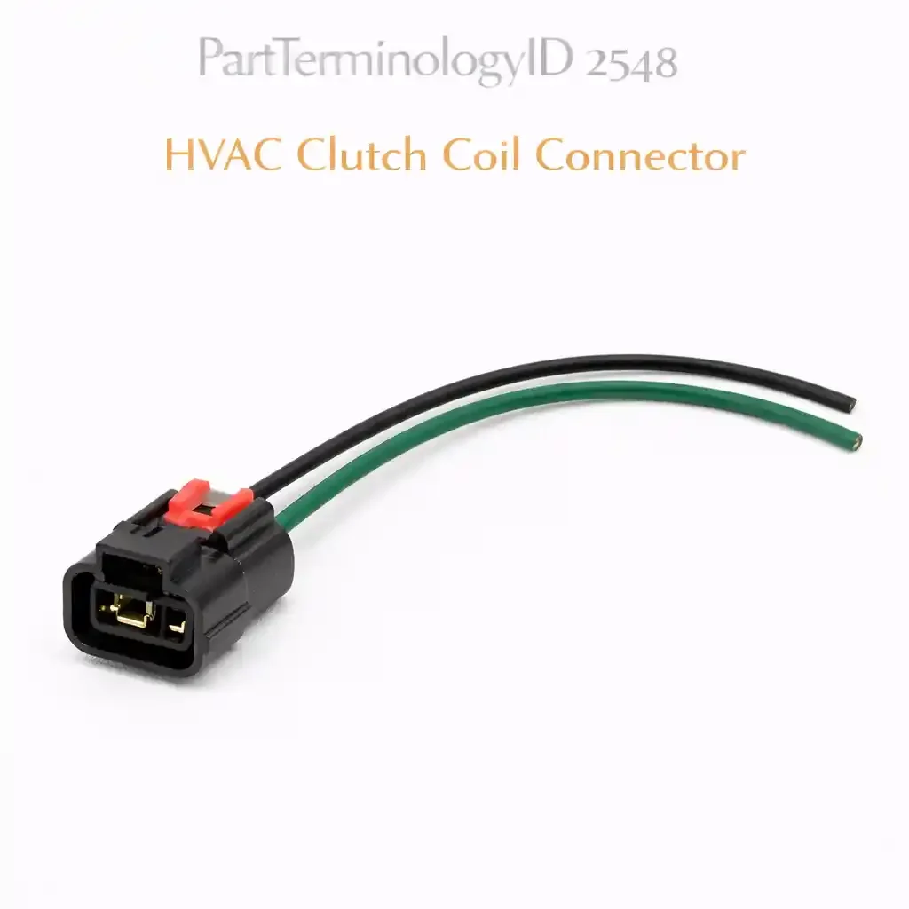 HVAC Clutch Coil Connector (PartTerminologyID 2548): Why Terminal Count, Diode Inclusion, Wire Gauge, and Compressor Model Designation Prevent No-Engage and ECM Damage Faults