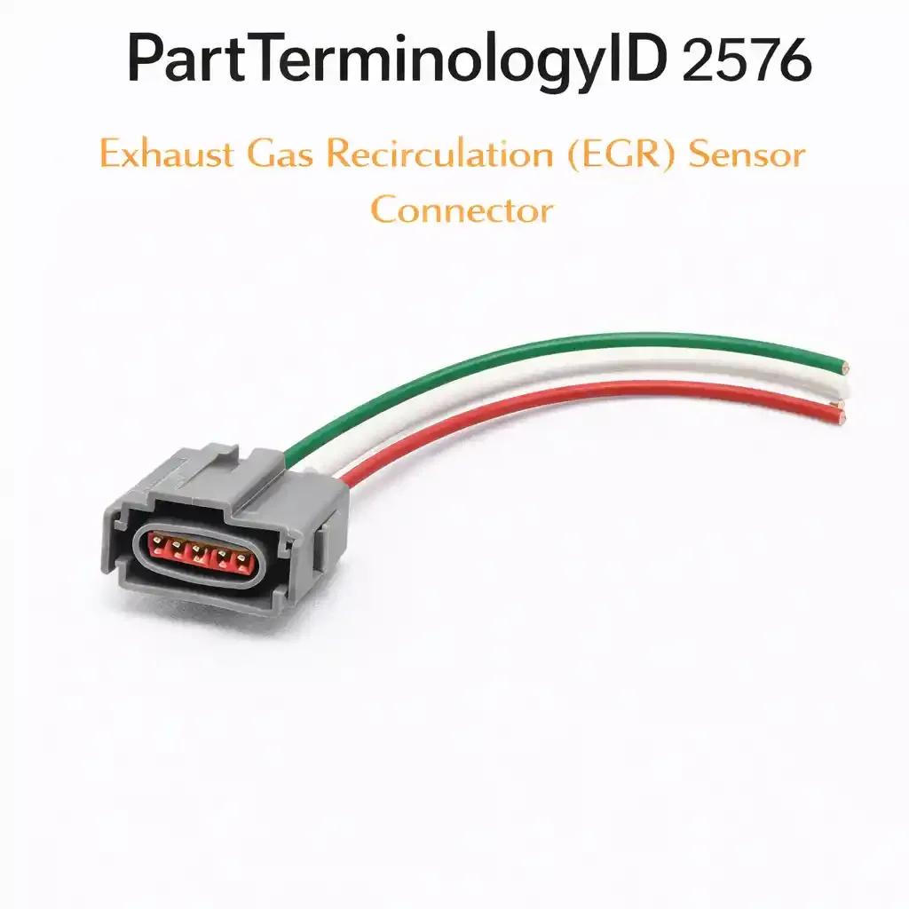 Exhaust Gas Recirculation (EGR) Sensor Connector (PartTerminologyID 2576): Sensor Function Type, Terminal Count, and Heat Resistance