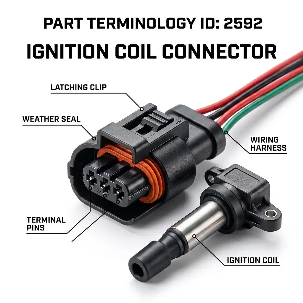 Ignition Coil Connector (PartTerminologyID 2592) Every Coil Design, Connector Variant, and Catalog Field That Prevents Misshipments