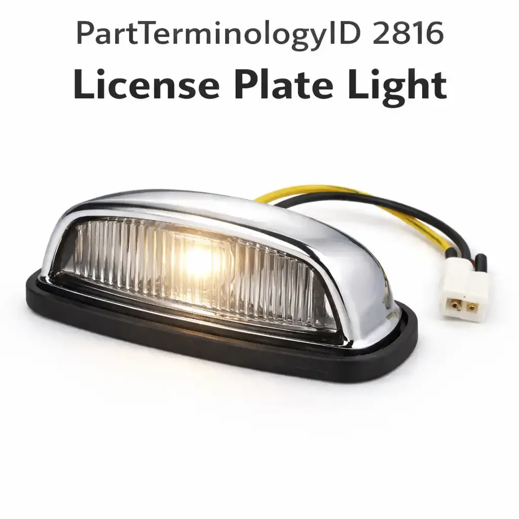 License Plate Light (PartTerminologyID 2816): Where Bulb Type, Housing Configuration, and FMVSS 108 Compliance Determine Whether the Rear License Plate Is Readable and Legally Illuminated