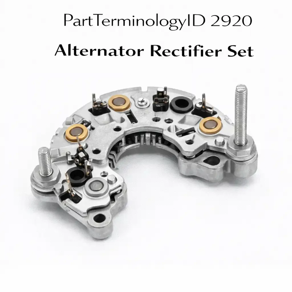 Alternator Rectifier Set (PartTerminologyID 2920): Where Diode Count, Current Rating, and Exciter Diode Inclusion Determine Whether the Alternator Charges Correctly After Rectifier Replacement