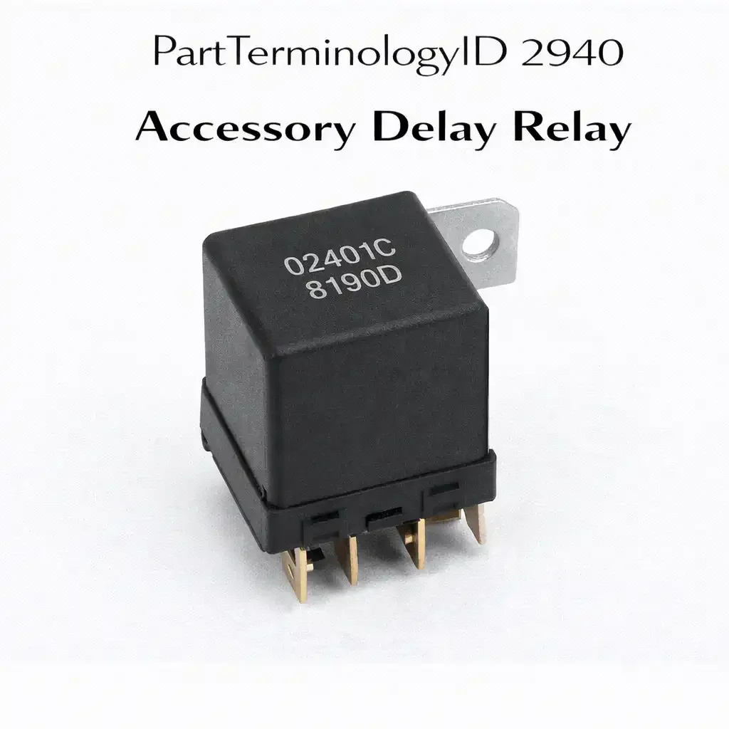 Accessory Delay Relay (PartTerminologyID 2940): Where Relay Type and Delay Interval Determine Whether Accessory Circuits Hold Correctly After Key Removal