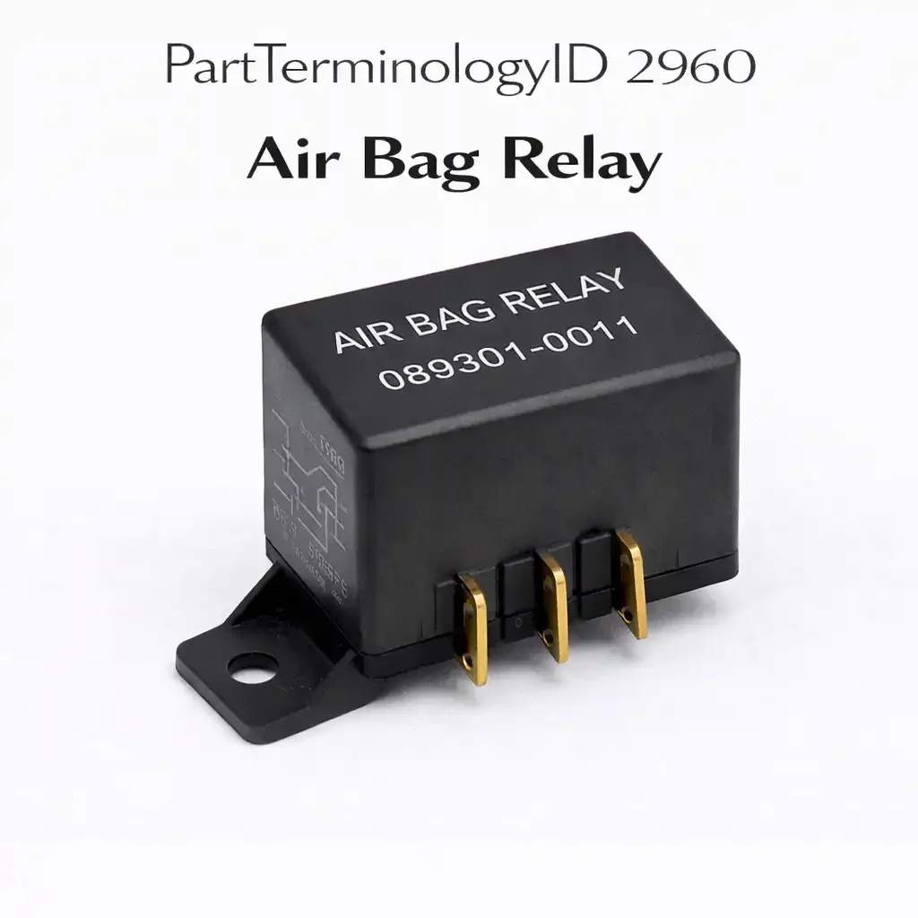 Air Bag Relay (PartTerminologyID 2960): Where OEM Specification and Post-Installation SRS Verification Determine Whether the Safety-Critical Deployment Circuit Is Restored Correctly