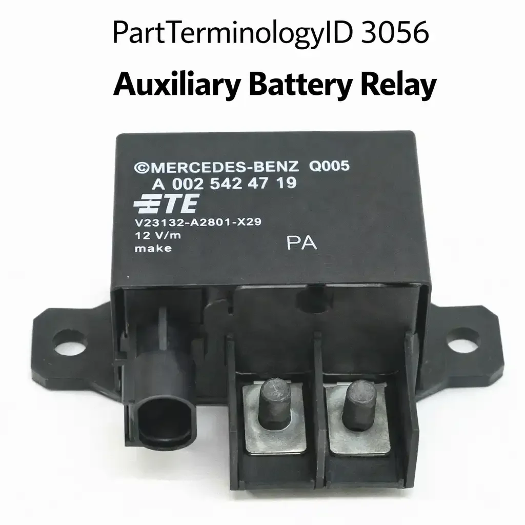 Auxiliary Battery Relay (PartTerminologyID 3056): Where Latching Architecture and Charging Current Rating Determine Whether the Dual-Battery System Isolates Correctly