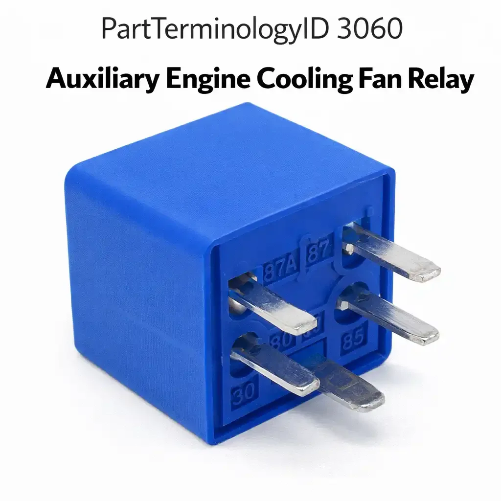 Auxiliary Engine Cooling Fan Relay (PartTerminologyID 3060): Where Fan Speed Stage and Motor Seizure Inspection Prevent the Two Most Costly Return Scenarios