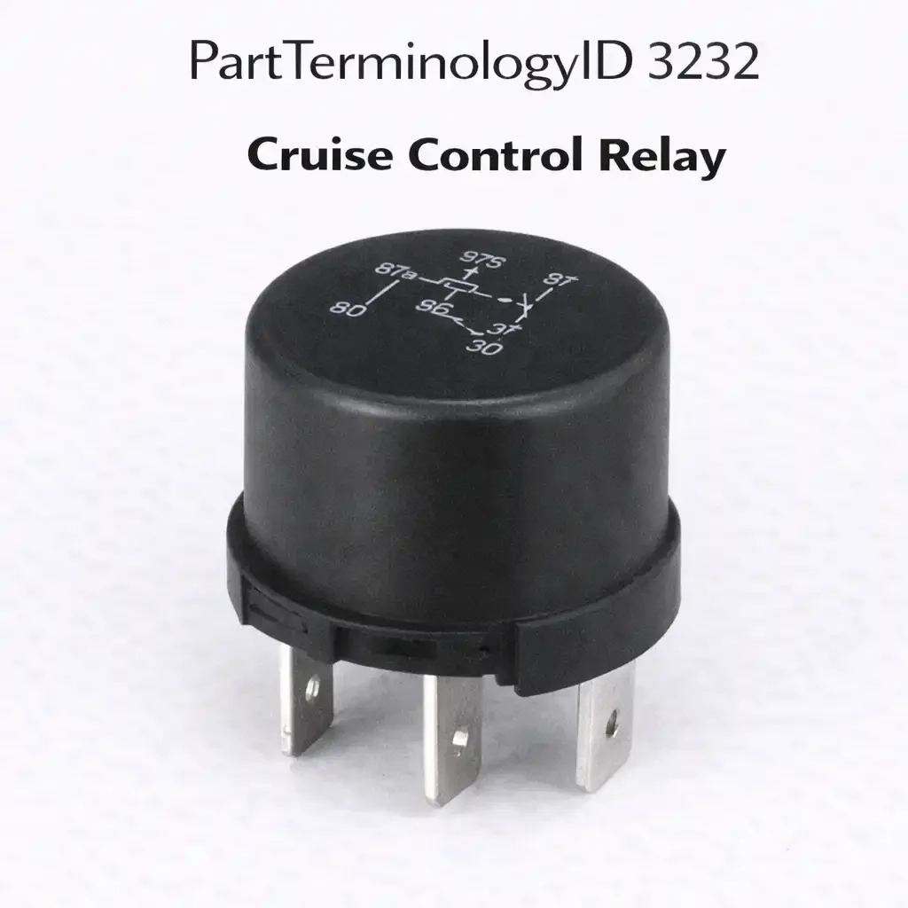 Cruise Control Relay (PartTerminologyID 3232): Where Circuit Function, Speed Signal Source, and Brake Cancel Input Compatibility Determine Whether the Replacement Restores Correct Cruise Engagement