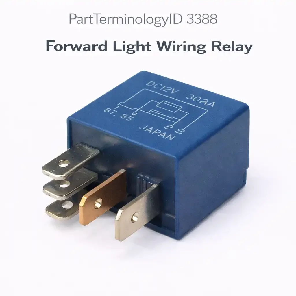 Forward Light Wiring Relay (PartTerminologyID 3388): Where Front Lighting Harness Power Distribution, Multi-Lamp Failure Pattern, and Circuit Architecture Determine Correct Diagnosis and Fitment