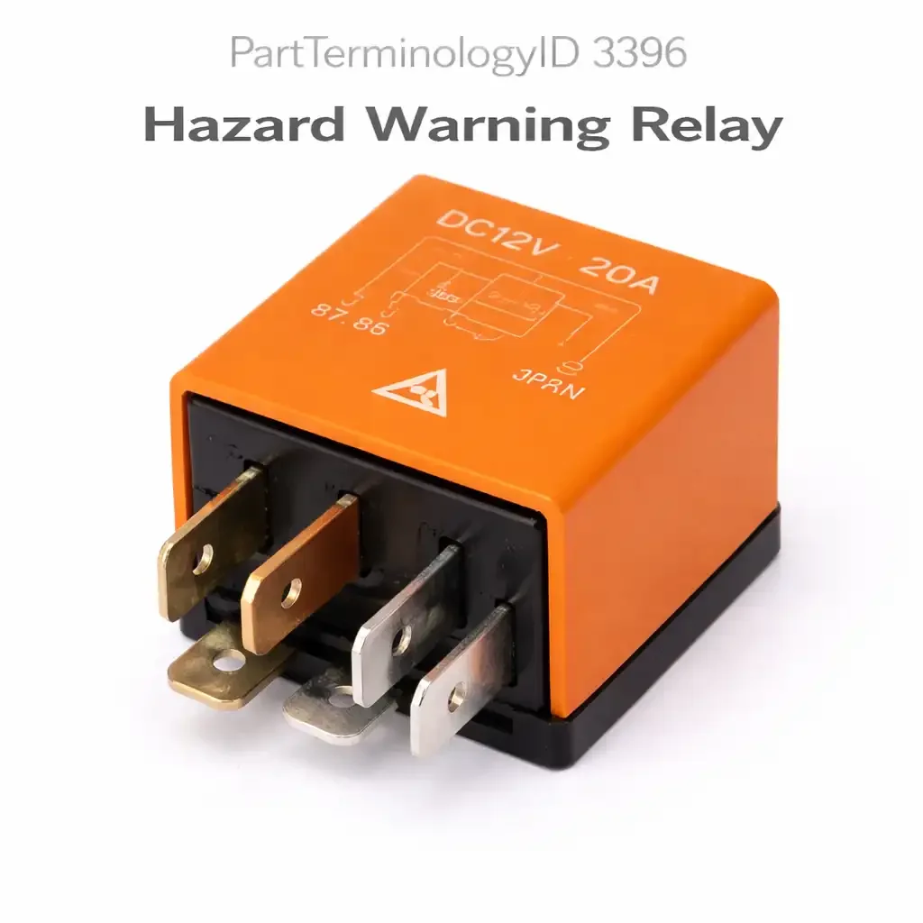 Hazard Warning Relay (PartTerminologyID 3396): Where Four-Way Flasher Circuit, Flash Rate Load Sensitivity, Turn Signal Interaction, and LED Compatibility Determine Correct Diagnosis and Fitment