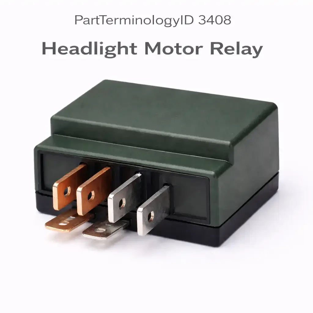 Headlight Motor Relay (PartTerminologyID 3408): Where Pop-Up Motor Direction Control, Stall Current Rating, Limit Switch Interaction, and Relay Pair Architecture Determine Correct Diagnosis