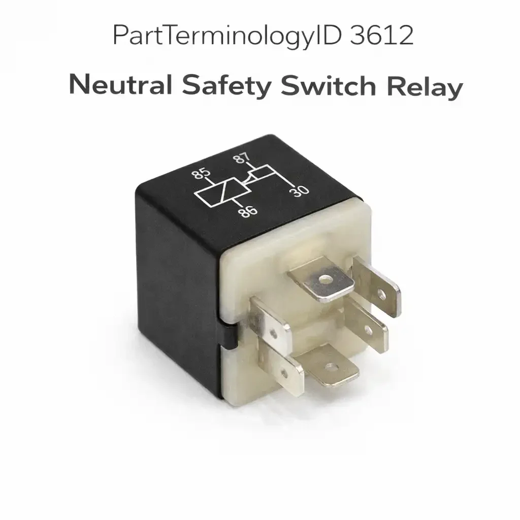 Neutral Safety Switch Relay (PartTerminologyID 3612): Diagnosis, Return Prevention and Listing Guide