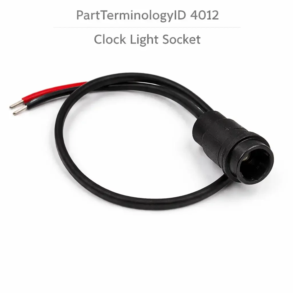 Clock Light Socket (PartTerminologyID 4012): Where Instrument Panel Lighting Architecture and Bulb Specification Prevent Socket Replacement