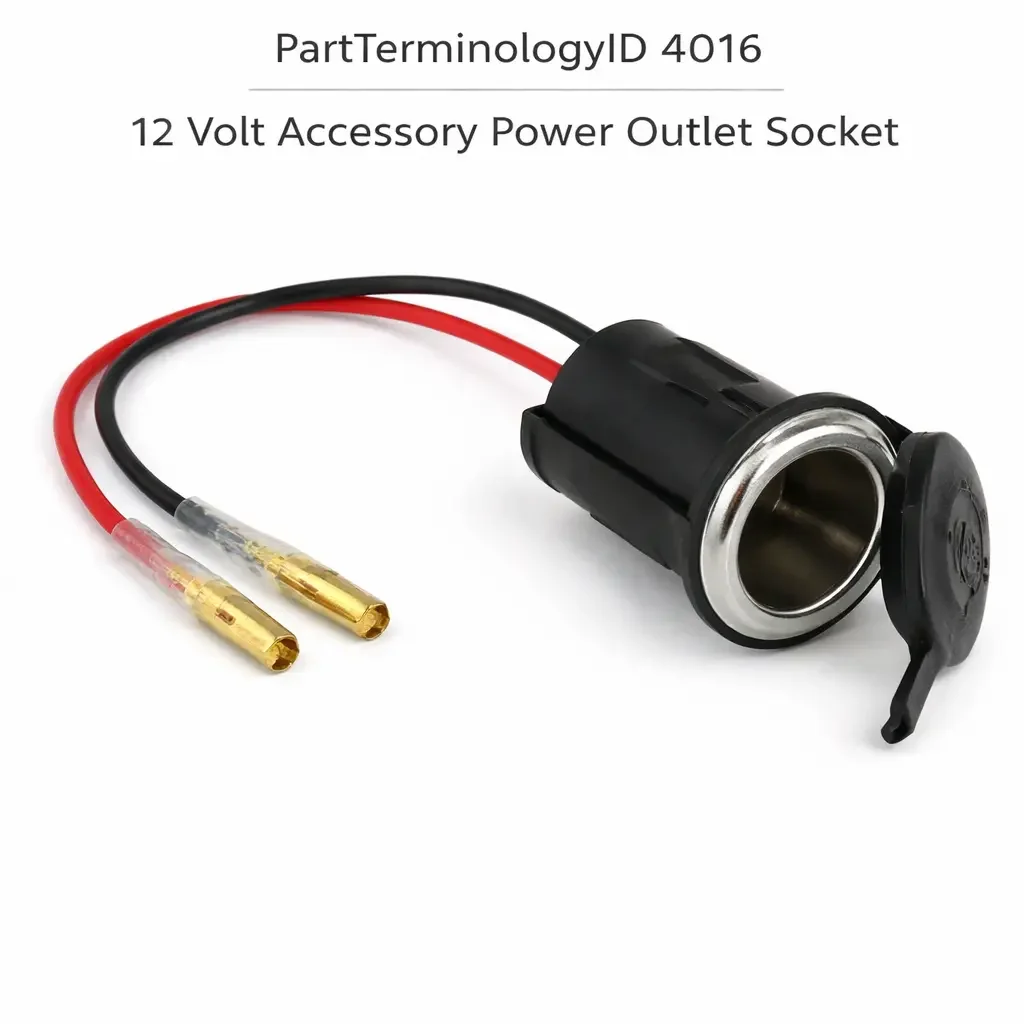 12 Volt Accessory Power Outlet Socket (PartTerminologyID 4016): Where Fuse Validation, Load Current Rating, and Circuit Architecture Prevent Socket Replacement