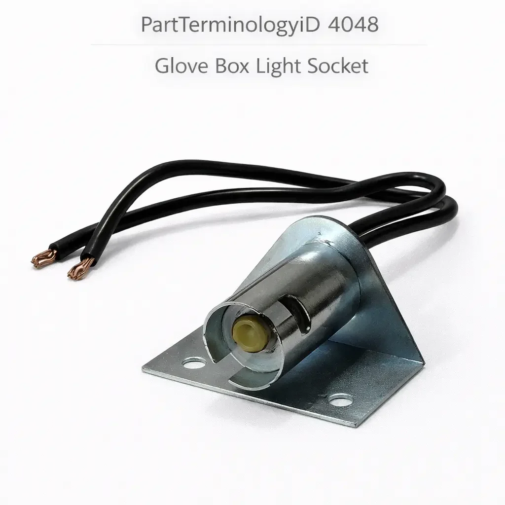 Glove Box Light Socket (PartTerminologyID 4048): Where Door Switch Validation and Bulb Pre-Check Prevent Socket Replacement
