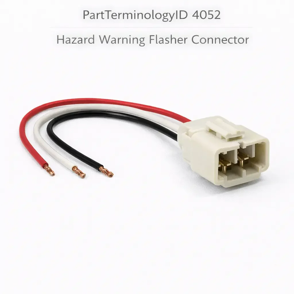 Hazard Warning Flasher Connector (PartTerminologyID 4052): Where Flasher Unit Validation and Turn Signal Circuit Isolation Prevent Connector Replacement