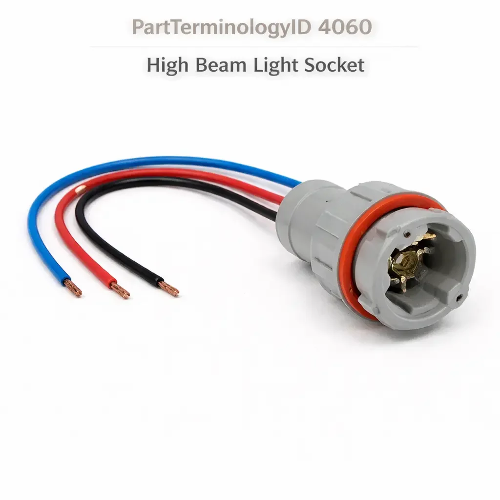 High Beam Light Socket (PartTerminologyID 4060): Where Beam Circuit Isolation and Bulb Pre-Check Prevent Socket Replacement