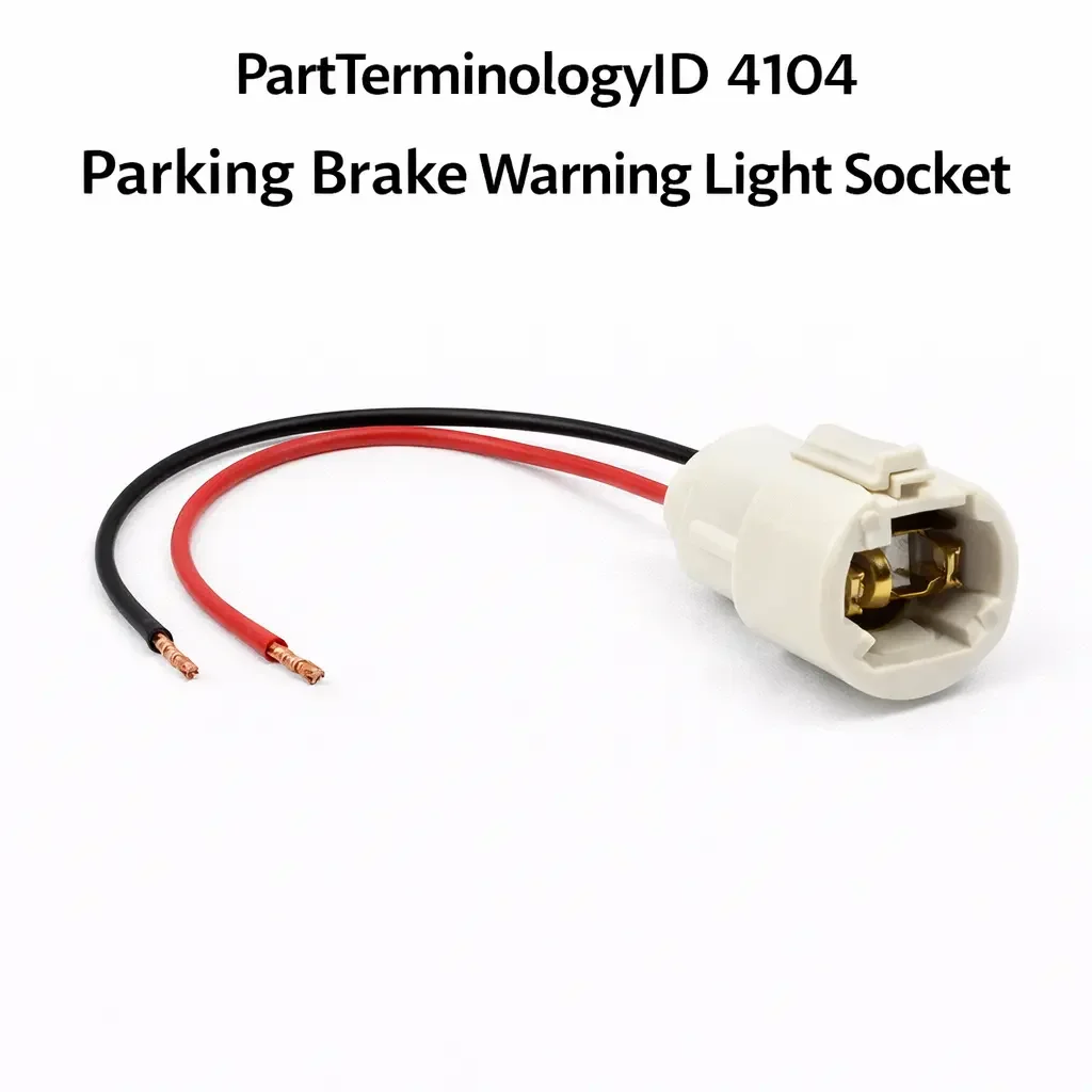 Parking Brake Warning Light Socket (PartTerminologyID 4104): Where Parking Brake Switch Validation and Instrument Cluster Architecture Prevent Socket Replacement