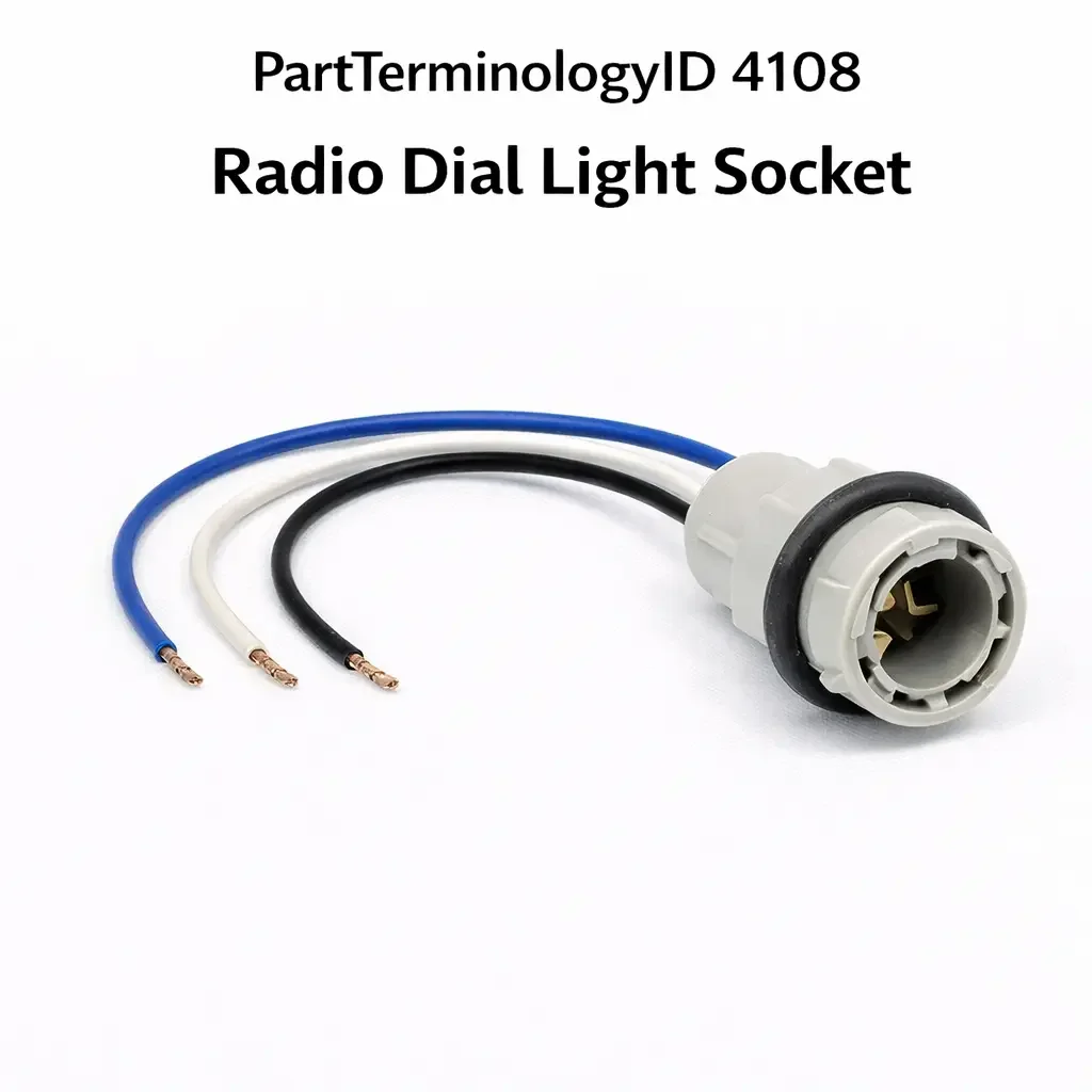 Radio Dial Light Socket (PartTerminologyID 4108): Where Panel Lighting Circuit Validation and Radio Architecture Prevent Socket Replacement