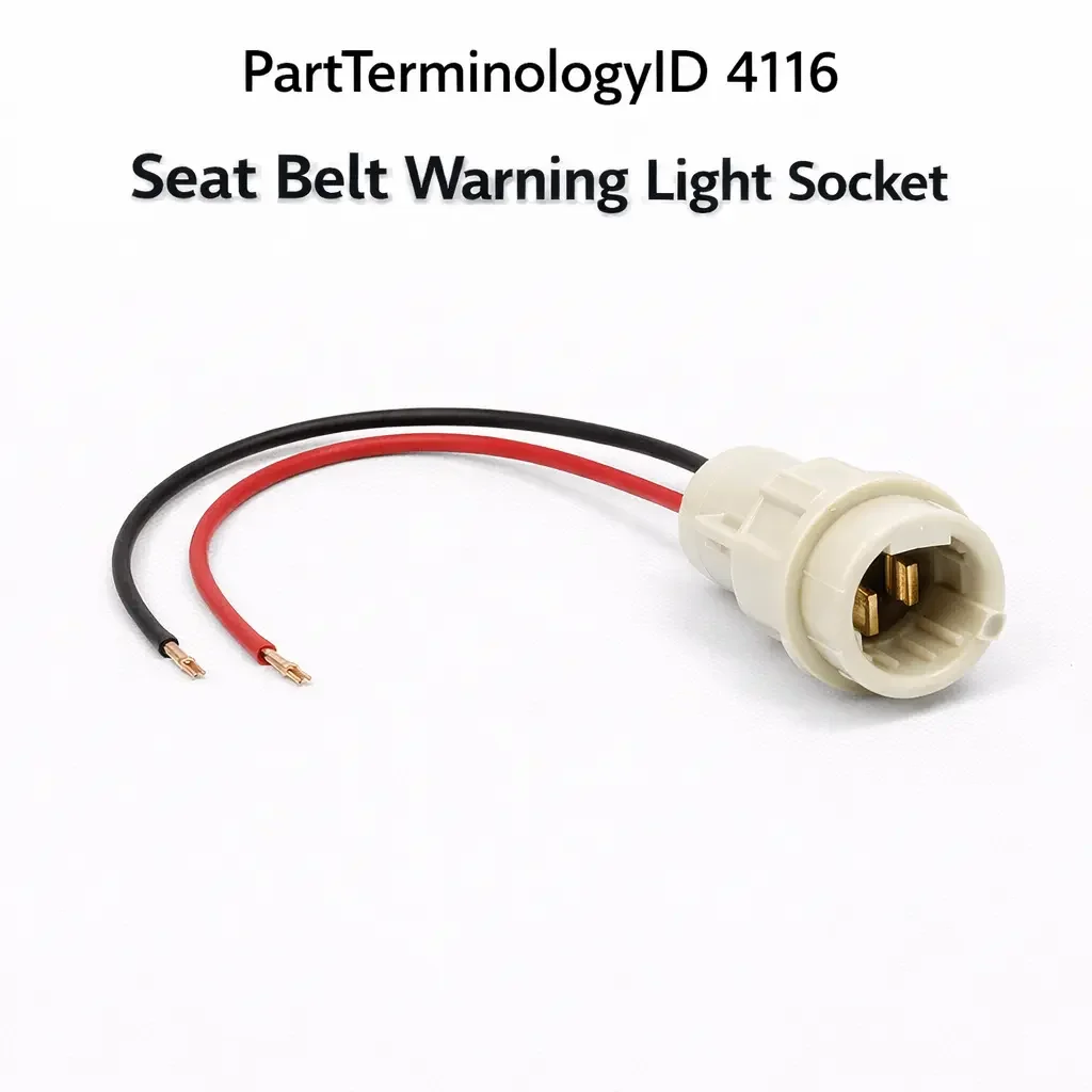 Seat Belt Warning Light Socket (PartTerminologyID 4116): Where Occupancy Sensor Validation and Cluster Architecture Prevent Socket Replacement
